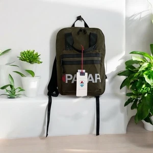 Pajar Backpack Unisex Khaki Olive Green Lightweight Travel Bag Logo NWT - Picture 1 of 16