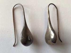 ANTIKE VIKTORIANISCHE OHRHÄNGER STERLINGSILBER - Bild 1 von 2