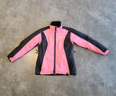 Chaqueta Parka Alpina Klim Mujer S Abrigo Negro Rosa Moto de Nieve Nieve Gore Tex.  Foto 1 de 4