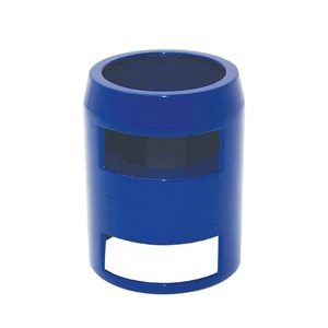 Blue Universal 1 5/8" Aluminum Radiator Hose End Cap - Picture 1 of 1