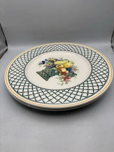 Lot of 2 VILLEROY & BOCH 1748 BASKET 10.5 INCH DINNER PLATES, - Picture 1 of 6
