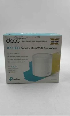 Tp-Link Deco X20 AX1800 White Mesh Dual Band Next Gen Wi-Fi Hotspot Modem - Image 1 of 4