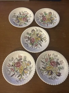 "5 platillos de jardín vintage Johnson Bros Windsor Ware de 5,5""" - Imagen 1 de 8
