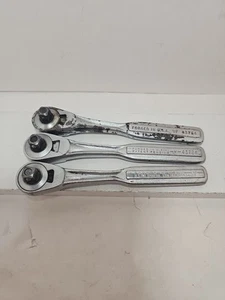 VINTAGE CRAFTSMAN 43784 3/8" DRIVE QUICK RELEASE RATCHET 3 Types - Imagen 1 de 5