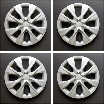 Новые сменные колпаки колес подходят для Toyota Corolla L/LE 14–18 15 дюймов серебристые - Изображение 1 из 2