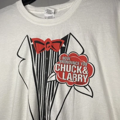 Adam Sandler T Shirt ‘Chuck and Larry’Movie Promo Mens XL TG Kevin James - Image 1 of 4