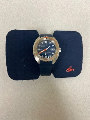 Doxa Sub 1500T Caribbean Mens 45mm Steel Automatic Divers Watch w Box Strap - Image 1 of 4