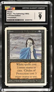 GLOOM Unlimited U CGC 9 MTG [Nostalgio] - Foto 1 di 2