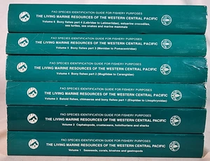 FAO Species Guide - Western Central Pacific - Living Marine Resources 6 Vol Set - Picture 1 of 4