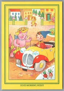 NODDY Postcards Balloon Teddy Bear Car Cat Unposted J. Salmon - Picture 1 of 5