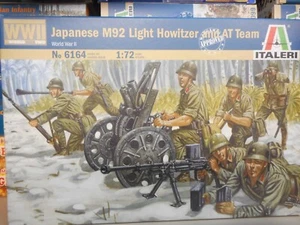 ITALERI 1/72 JAPANESE M92 LIGHT HOWTZER AND AT TEAM ART. 6164 - Imagen 1 de 1
