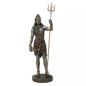 Statua del Signore Shiva 20" idolo Mahadev per culto Pooja Adi Yoga sala arredamento casa - Foto 1 di 3