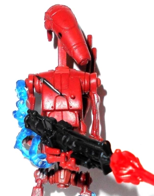 Star Wars BATTLE DROID 2002 red geonosis arena battle attack of the clones aotc - Image 1 of 3