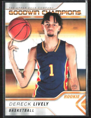2023 Upper Deck Goodwin Champions #28 Dereck Lively Orange - Image 1 of 2