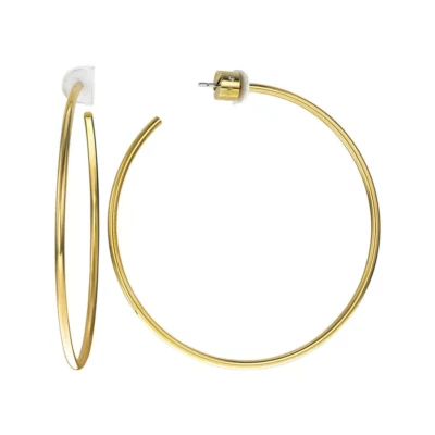 PENDIENTES ARO ABIERTOS TONO DORADO DECLARACIÓN BRILLANTE MICHAEL KORS MKJ4161710 Foto 1 de 4