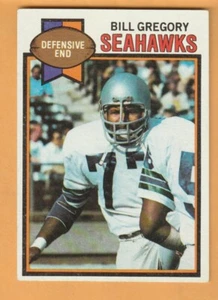 Bill Gregory Seattle Seahawks 1979 Topps #39 Wisconsin Badgers La Marque Texas - Foto 1 di 2