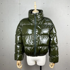 Women Winter Warm Cropped Quilted Puffer Padded Jacket Parka Outwear Bubble Coat - Picture 1 of 9