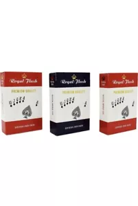 Carte da gioco Scala Reale - 3 x mazzo di carte - finitura lino - GRATIS IL GIORNO DOPO✅- - Foto 1 di 6
