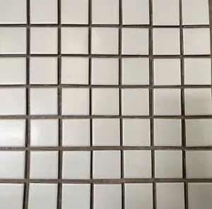 Azulejos de cerámica de pared de ducha 1 7/8"" x 1 7/8"" gris pared mate vintage C#662 200 pies cuadrados - Imagen 1 de 1