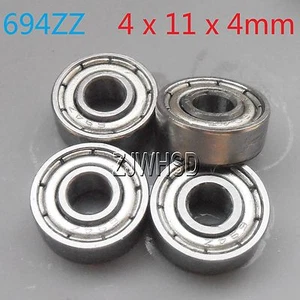 4pcs 694zz Sealed Bearing 4 x 11 x 4 mm for TAMIYA TRAXXAS ALIGN RC Hobby DIY - Picture 1 of 1