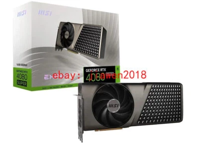MSI NVIDIA GeForce RTX 4080 RTX4080 Super Expert OC 16GB Graphics card - Image 1 of 4