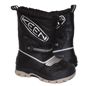 NWOB KEEN Unisex Kids Black Snow Troll Insulated Waterproof Boot Size 12 - Picture 1 of 8