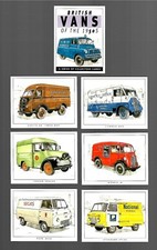 CIGARETTE/TRADE/CARDS. Golden Era. BRITISH VANS OF THE 1950's. (2003).(Set of 6)