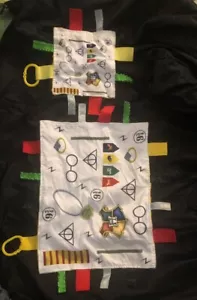 2 Harry Potter Wizard Lovey Baby Jack Tag Toy Security Blankets Small & Large PR - Picture 1 of 11