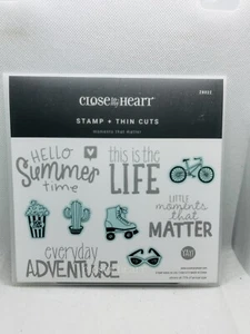 Close To My Heart CTMH Z8022 Moments That Matter Stamp & Thin Cut K - Picture 1 of 1