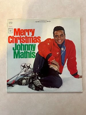Johnny Mathis - Merry Christmas - EX 1958 Columbia CS 8021 vinyl LP -PERCY FAITH - Image 1 of 4
