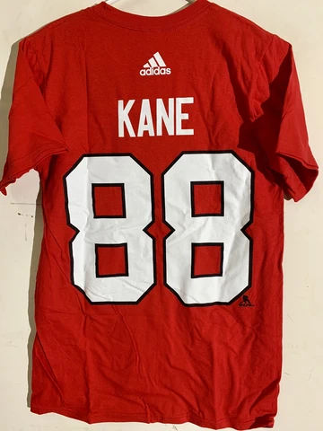 adidas  NHL T-Shirt Chicago Blackhawks Patrick Kane Red sz L Cover