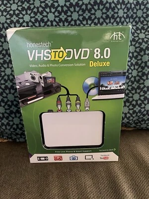 honestech VHS to DVD  8.0 Deluxe  NEW  - Image 1 of 4