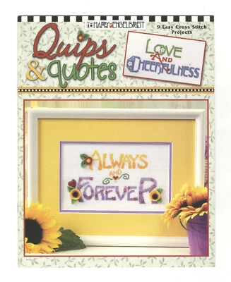 Counted Cross Stitch Booklet ~ Mary Engelbreit Quips & Quotes (9 Designs) #3878 - Image 1 of 4