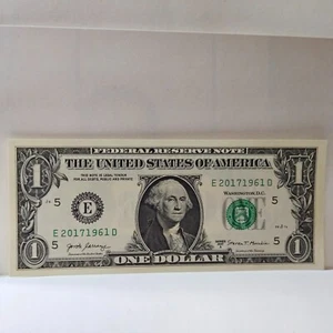 $1 Birthday Note Series 2017A Dollar Bill 2017 - 1961 Trailing 1961 - Picture 1 of 1
