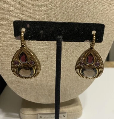 Pendientes Stephen Dweck de bronce con piedras semipreciosas Foto 1 de 4