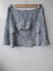 THE FIFTH LABEL Womens Ditsy Floral Mini Skirt Size 12 Ruffle Multicoloured EUC - Picture 1 of 22