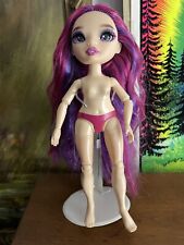 Rainbow High Series 3 Emi Vanda Orchid Purple Nude Doll for OOAK  - NO STAND