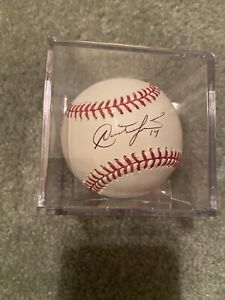 Austin Jackson Autographed signed baseball With Case
