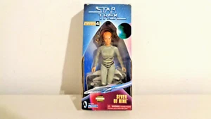 Star Trek Voyager 7 of 9 Silver Outfit 9-inch Figure Playmates Warp Factor 4 MIB - Picture 1 of 12