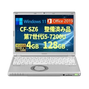 Panasonic CF-SZ6/12.1//Win11/MS Office 2019/7th generation i5-7200U/4GB/SSD128GB