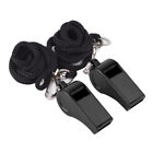 2Pcs Whistle for Sports Referee Training with Lanyard-QE