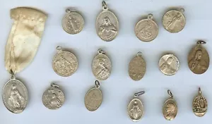 Religion - Lot de15 médailles en aluminium - Picture 1 of 1