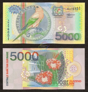 SURINAME 5000 Gulden 2000 P-152 sin circular - Imagen 1 de 1