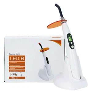 1PC Dental Wireless LED-B Curing Light Lamp Teeth Whitening Woodpecker Type US - Picture 1 of 12
