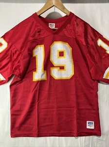 Joe Montana Jersey Boys Extra Large XL Kansas City Chiefs Wilson NFL Youth Red - Picture 1 of 19