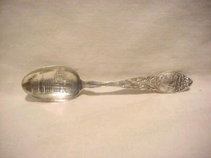 STERLING SILVER ST PAUL MINNESOTA CAPITAL SOUVENIR SPOON #12 - Imagen 1 de 4