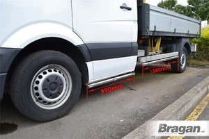 Step Bars + Side Bars + Amber LED For Mercedes Sprinter SWB 2018+ Chassis Cab - Picture 1 of 8