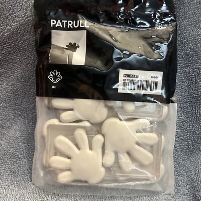 Paquete de 8 parachoques esquineros IKEA PATRULL blancos seguridad infantil a prueba de bebés NUEVO 901.150.92 Foto 1 de 3