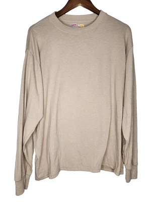 Soffe Dri-Release Military Long Sleeve Tee in Sand Size L - Image 1 of 4