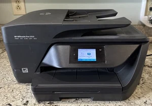 HP OfficeJet Pro 6968 All-In-One Inkjet Printer Fax Copier Scanner TESTED - Picture 1 of 7